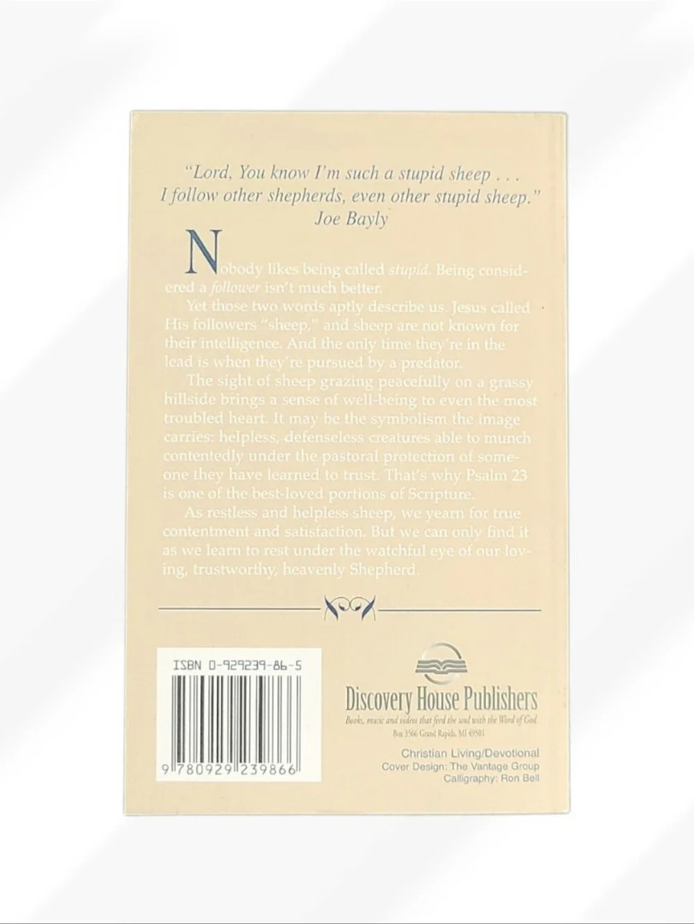 Psalm 23 The Song of a Passionate Heart by David Roper Christian Devotional